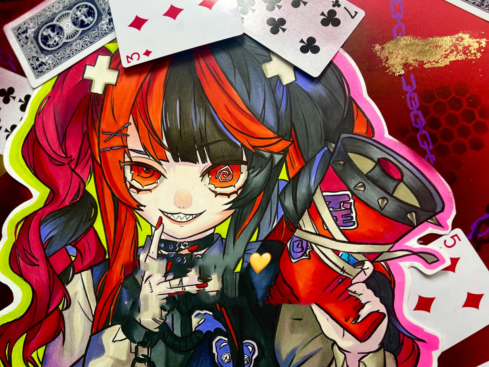 7115动漫《扑克牌女孩》暗黑系画风～非喜勿 一节适合高年龄段的