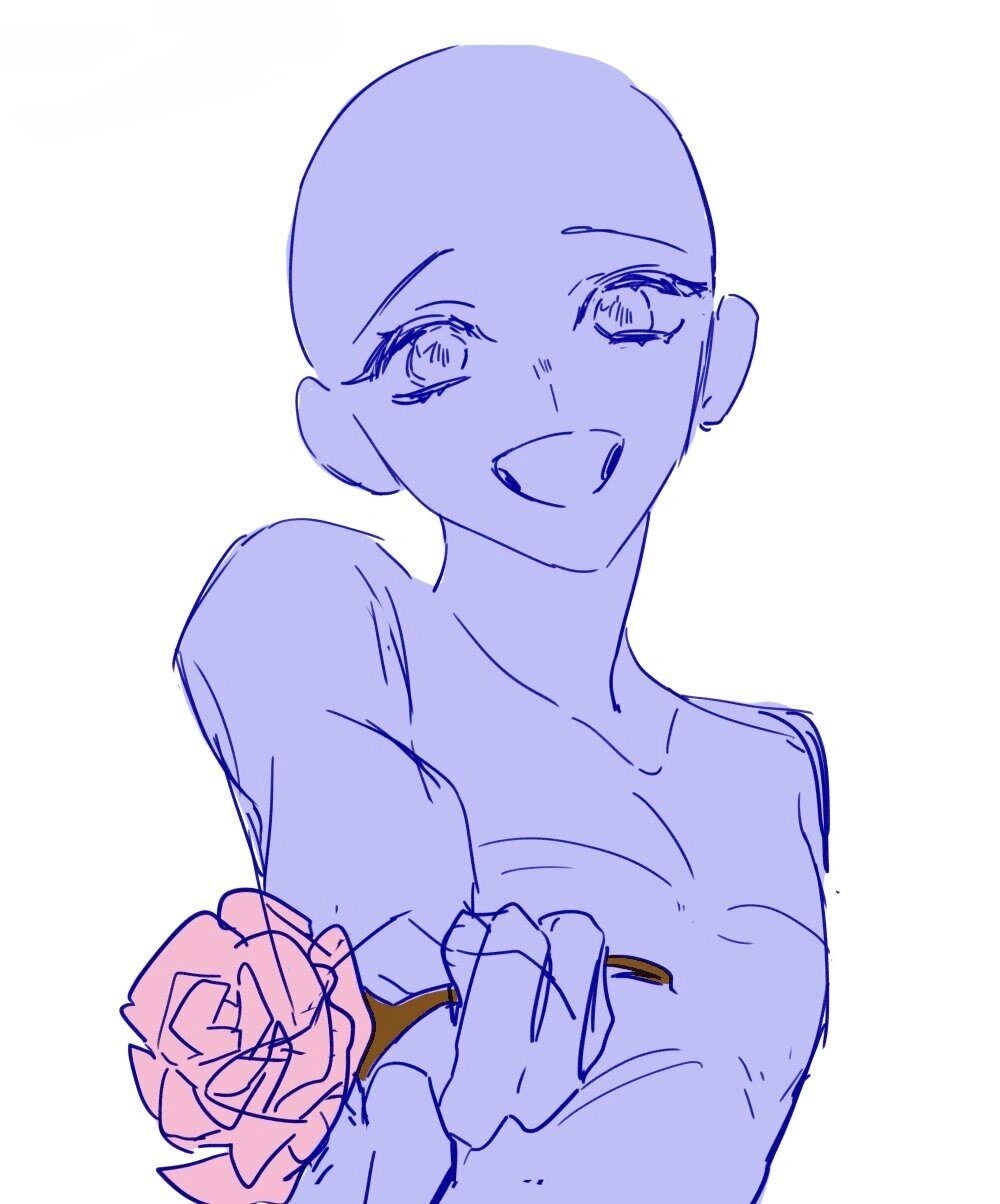 单人动态姿势参考模板