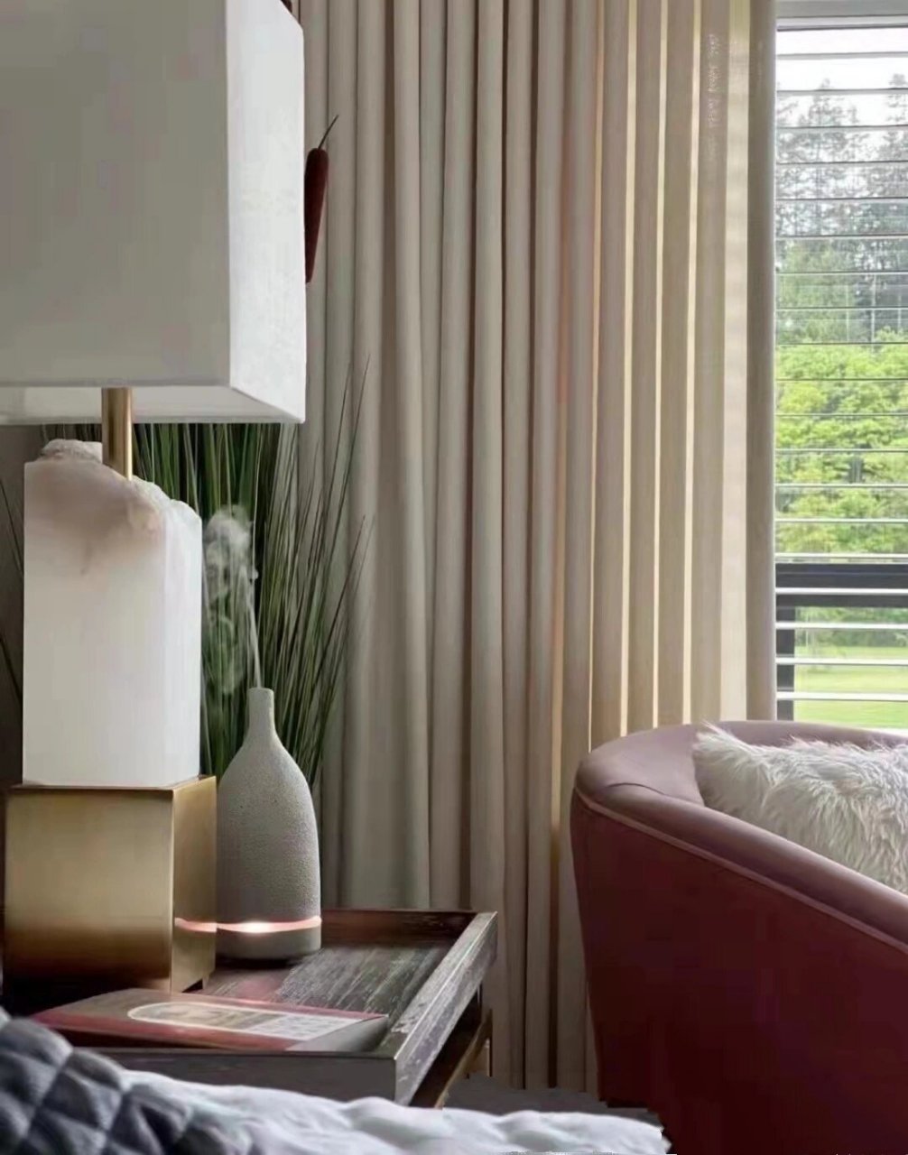 forest罗马杆波形帘款式案例分享