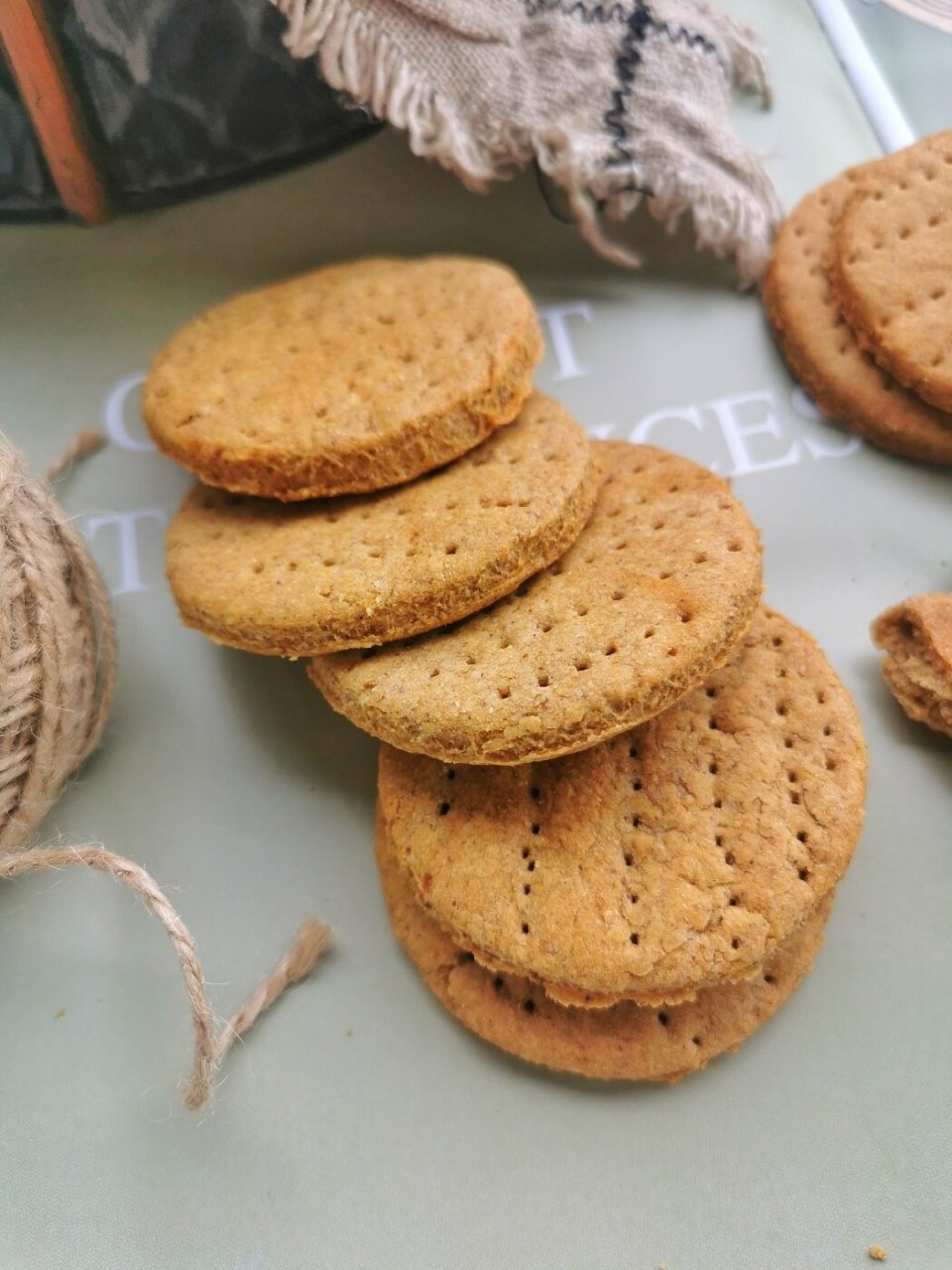 低卡饱腹解馋97超级简单的全麦消化饼干 96春季减脂小零食,97