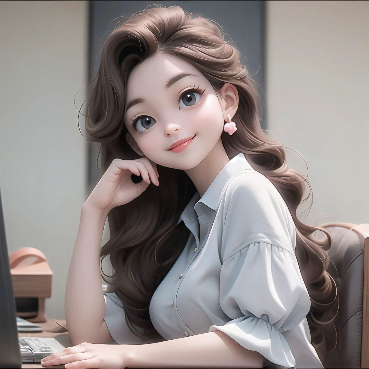 女生头像～行政办公篇