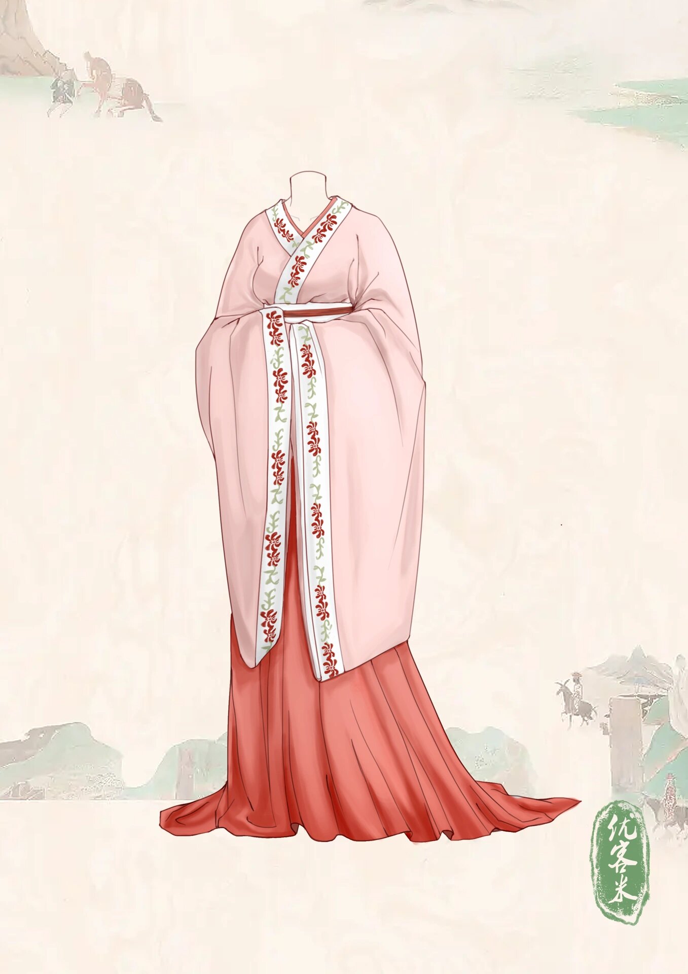 每日一画|宋代服饰原创