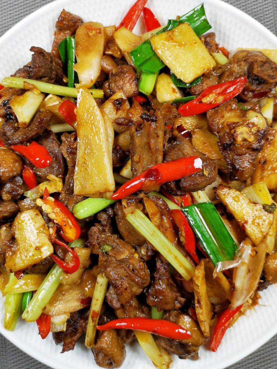 6015姜香辣爽,开胃下饭的姜爆鸭,简直就是无法