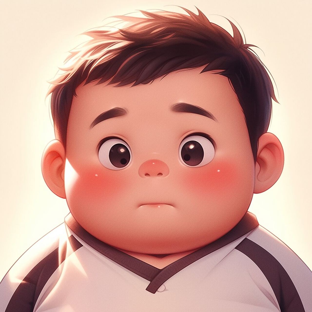 胖胖男生的专属头像!