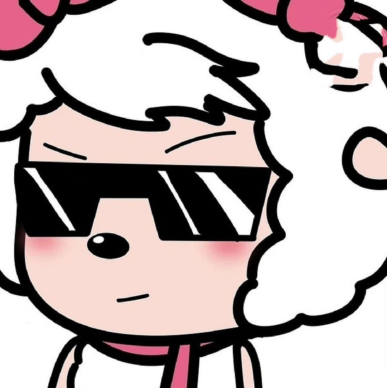 炫酷的墨镜羊羊头像 戴墨镜的喜羊羊懒羊羊美羊羊