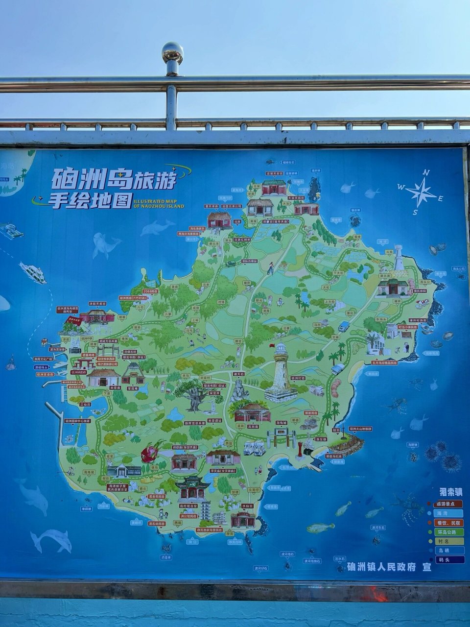 湛江东海岛景点地图图片