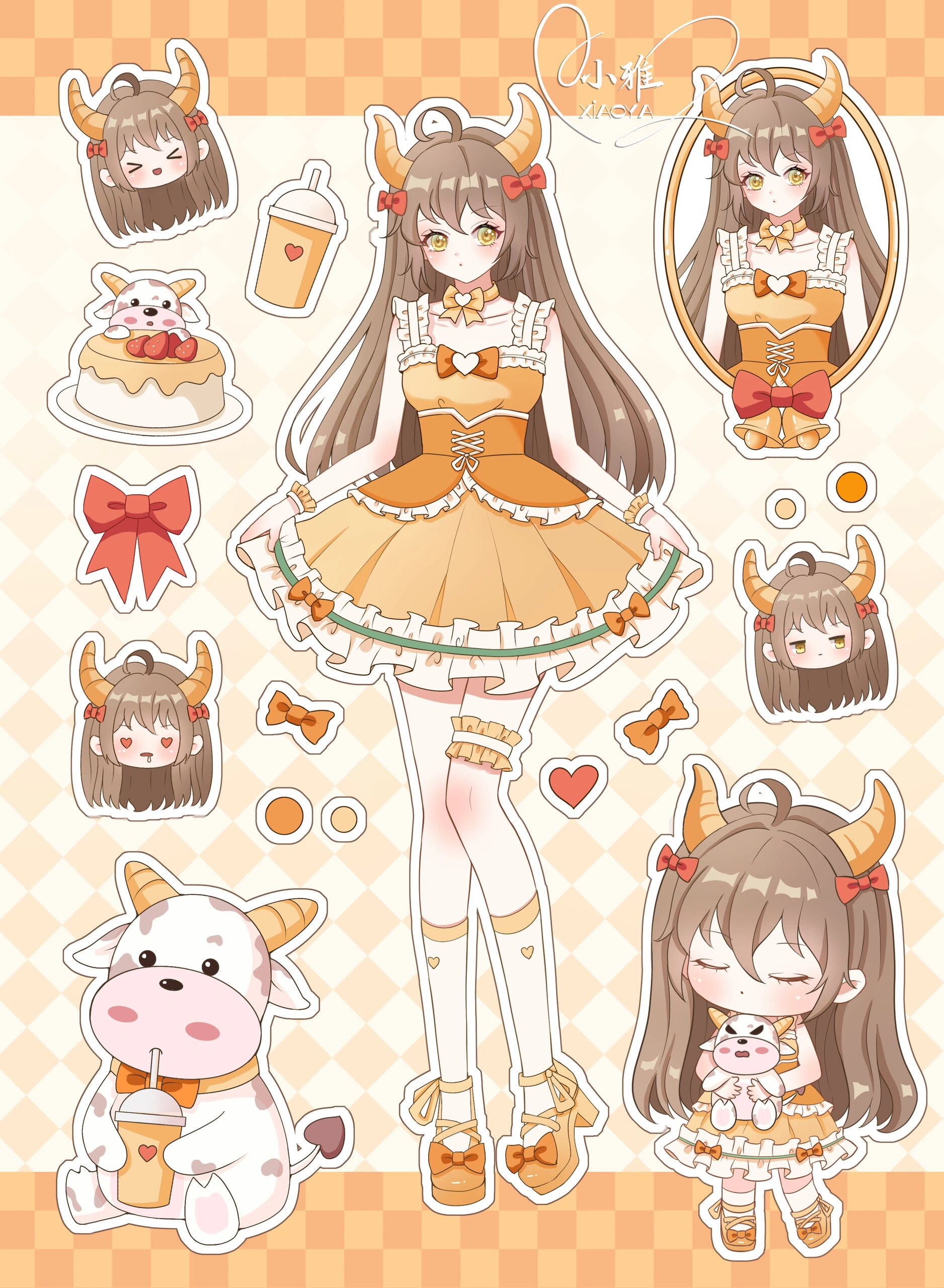 原创12星座贴纸合集 历经一个月的时长画完了所有,浅发个合集  各领域