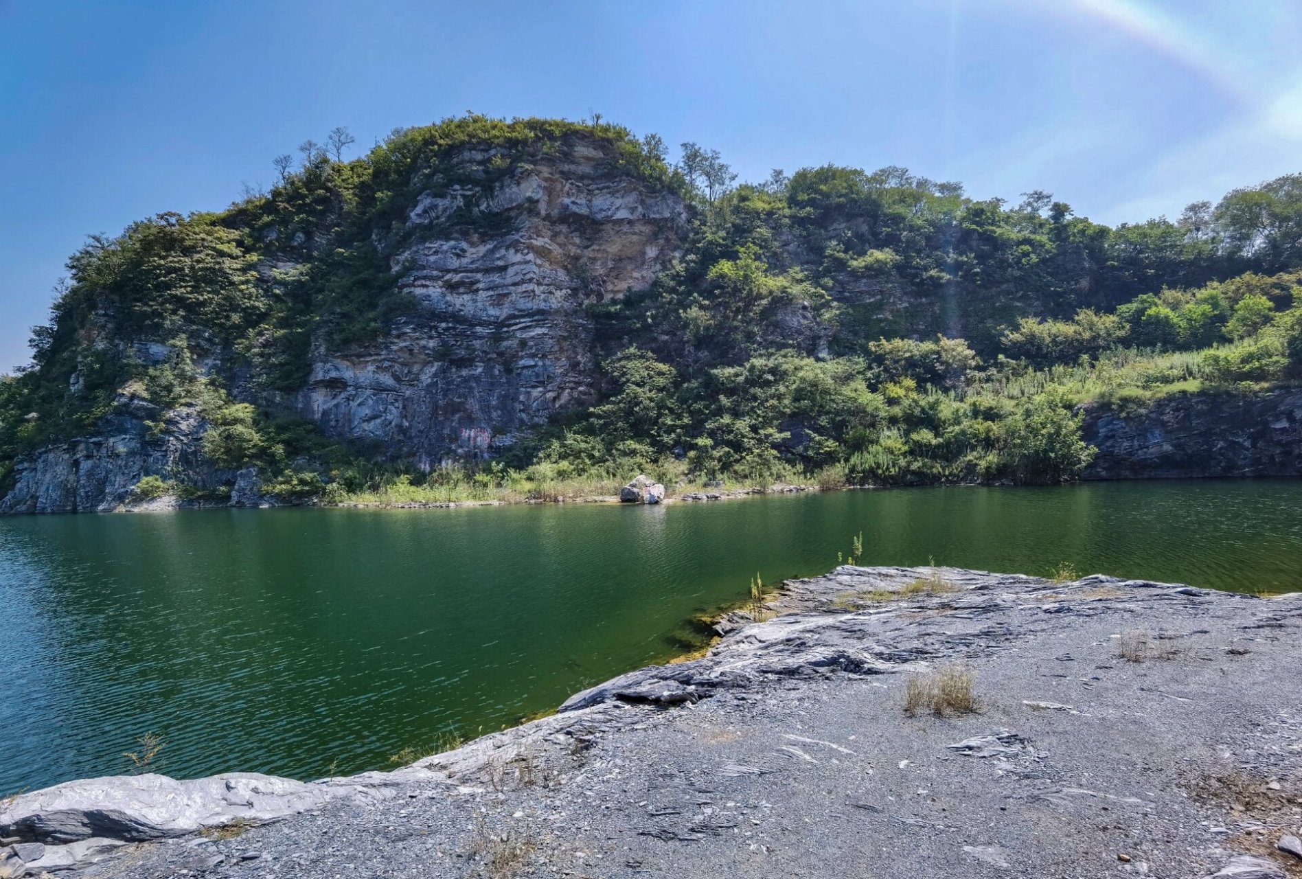 风景如诗美如画—小黄山 小黄山是常州新北区唯一,全市少见的山地和