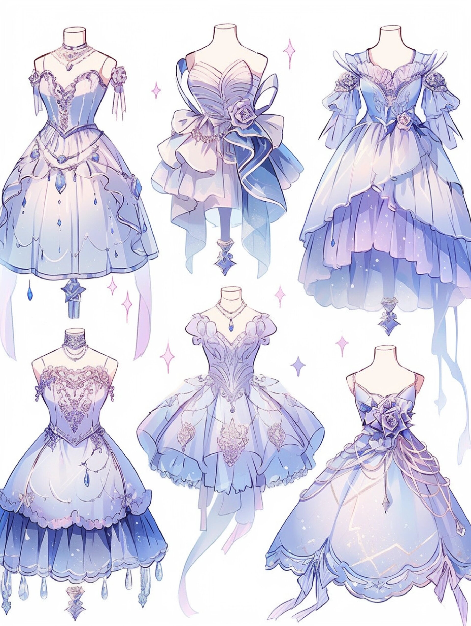 小裙子‖服装素材