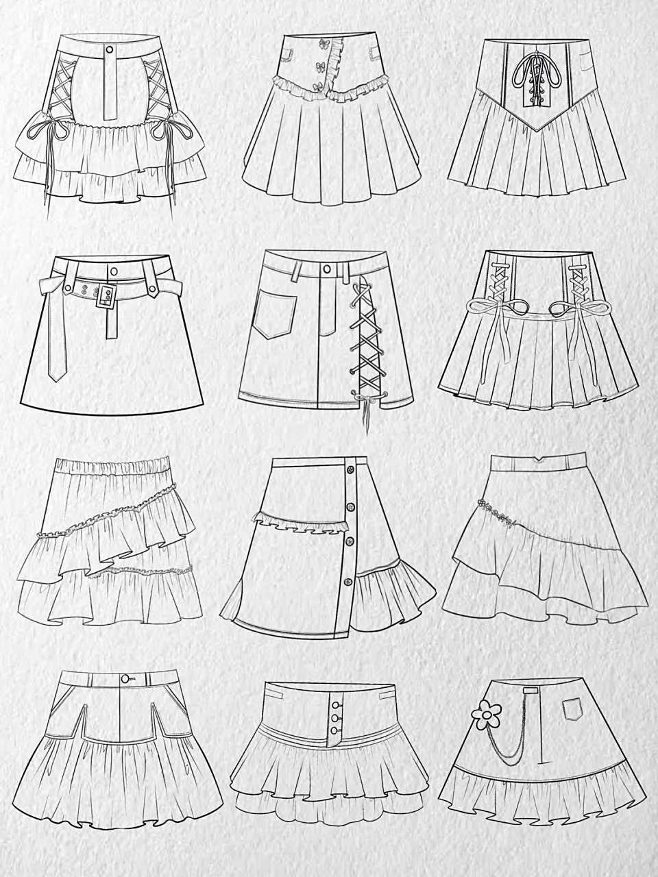 服装设计/半身裙