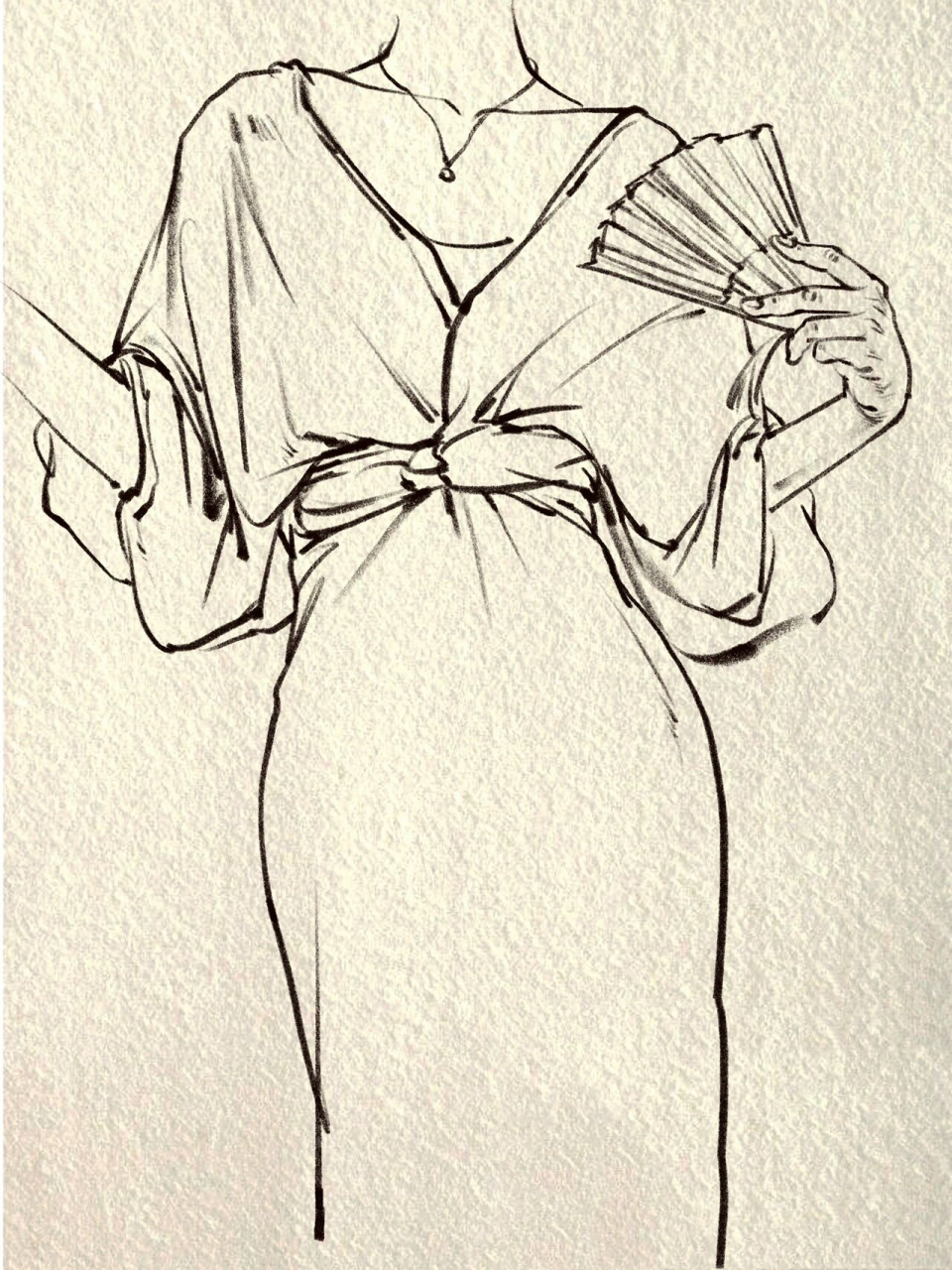 05速写day100|不知不觉画了100篇服饰了