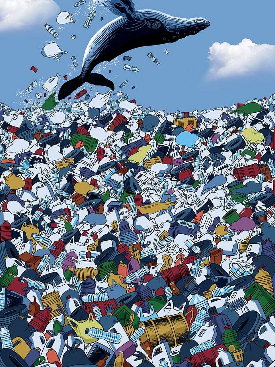 环保主题 插画设计 视觉传达设计