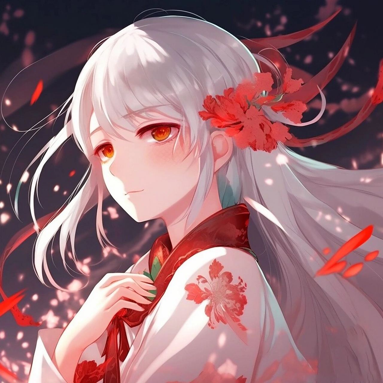 彼岸花女孩系列|二次元动漫头像 喜欢的宝宝们可自截 需要原图三连