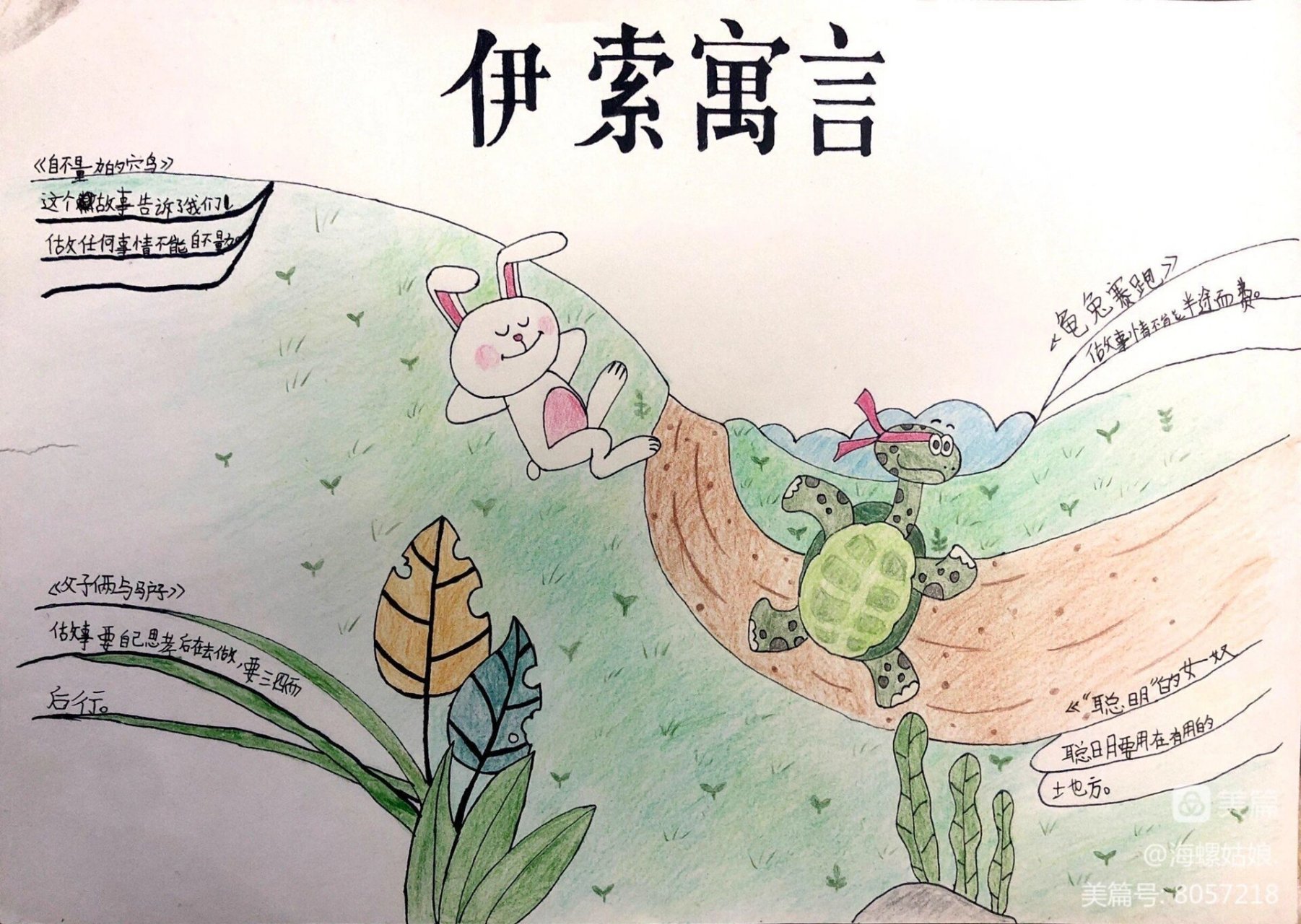 三下第三单元寓言故事好书推荐卡②