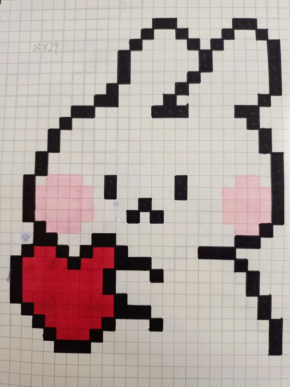 网格画46 网格画(临摹)      a5本:23*29(横*竖)     漏拍了一张