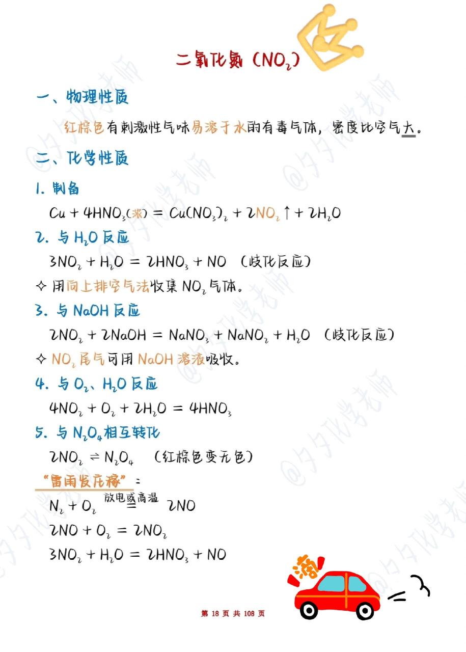 氮的转化关系图方程式图片