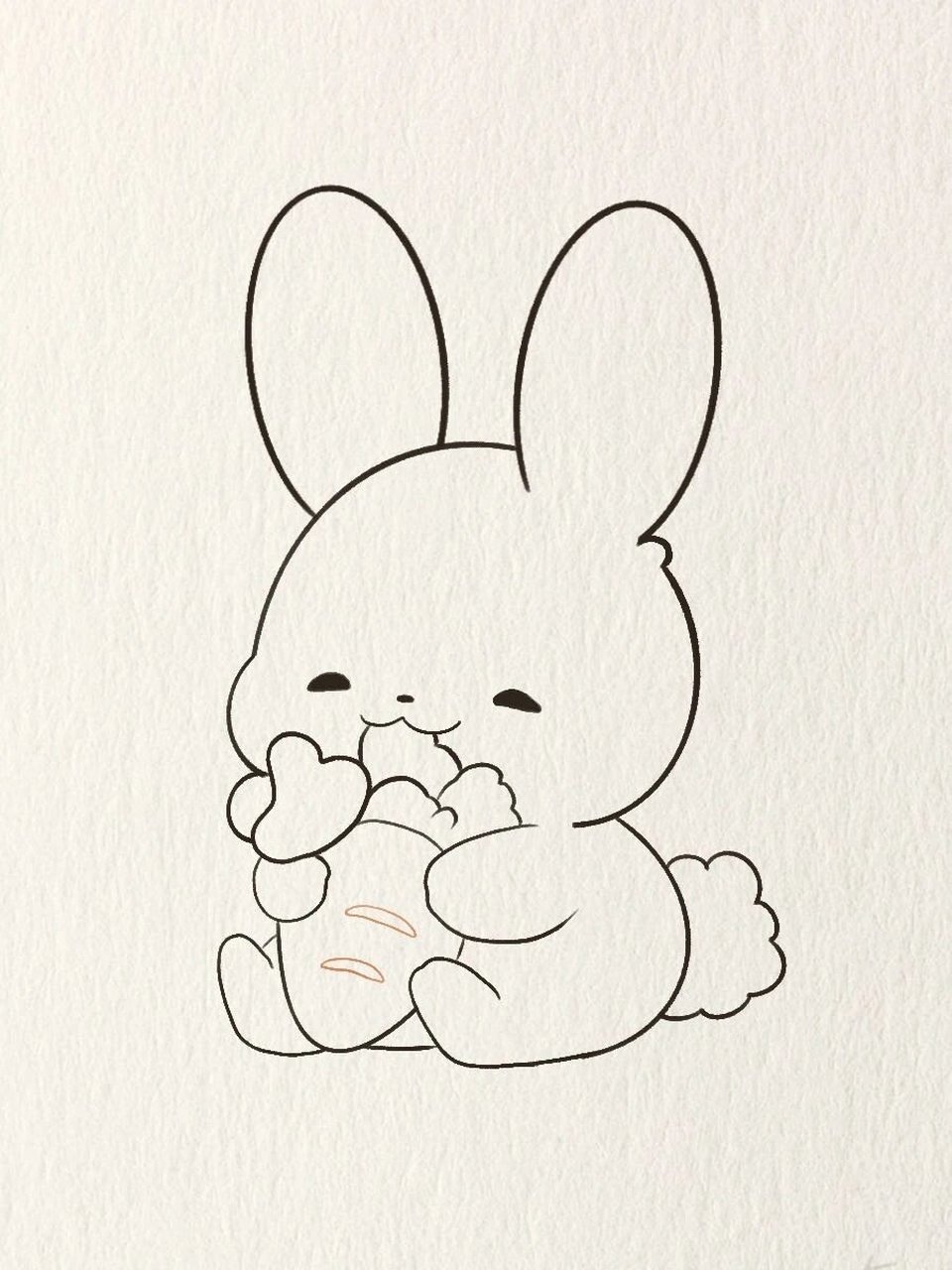 简笔画教程|可爱小兔子