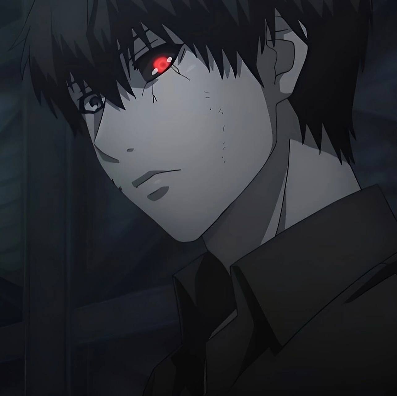 金木头像 喜欢的请点个赞 上半部分 #东京食尸鬼# #金木研# #动漫男头