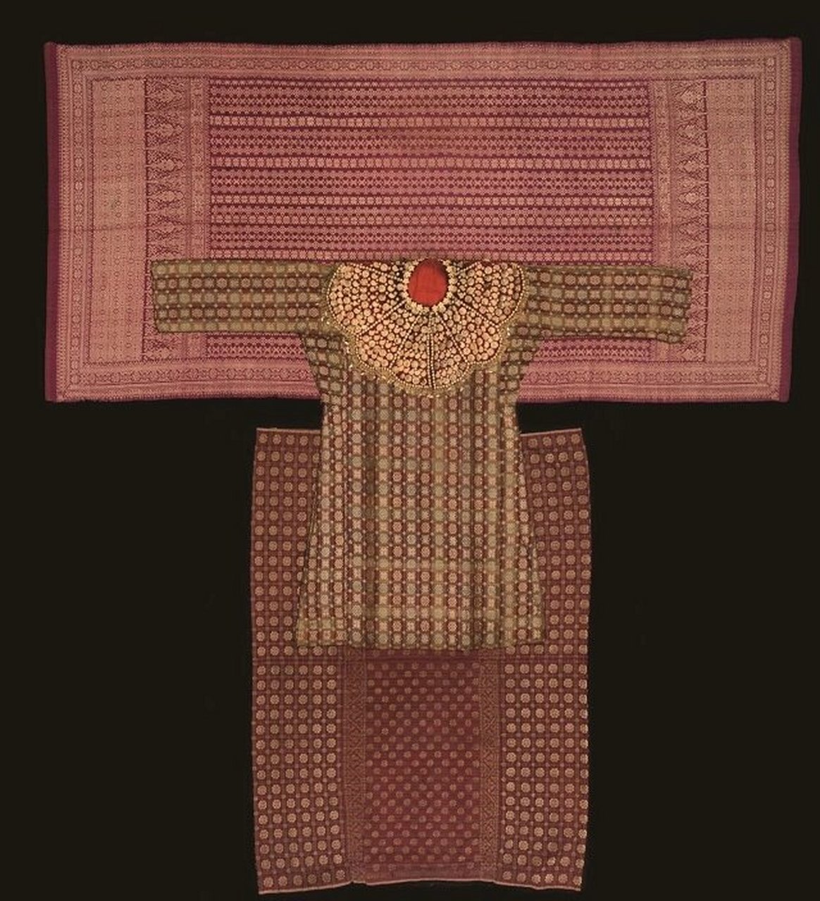 服饰|亚洲民族服饰展览 7199p2:奥斯曼帝国女士刺绣礼服 土耳其