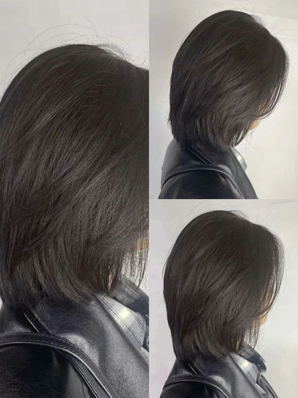 染完黑茶可以慢慢掉 染一次体验五种色 黑灰茶色95|||黑茶色是强烈