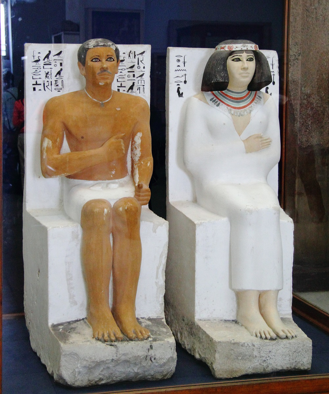 外国美术史-古代美术2 古埃及美术 "来世的艺术" 正面律:人物的头部为