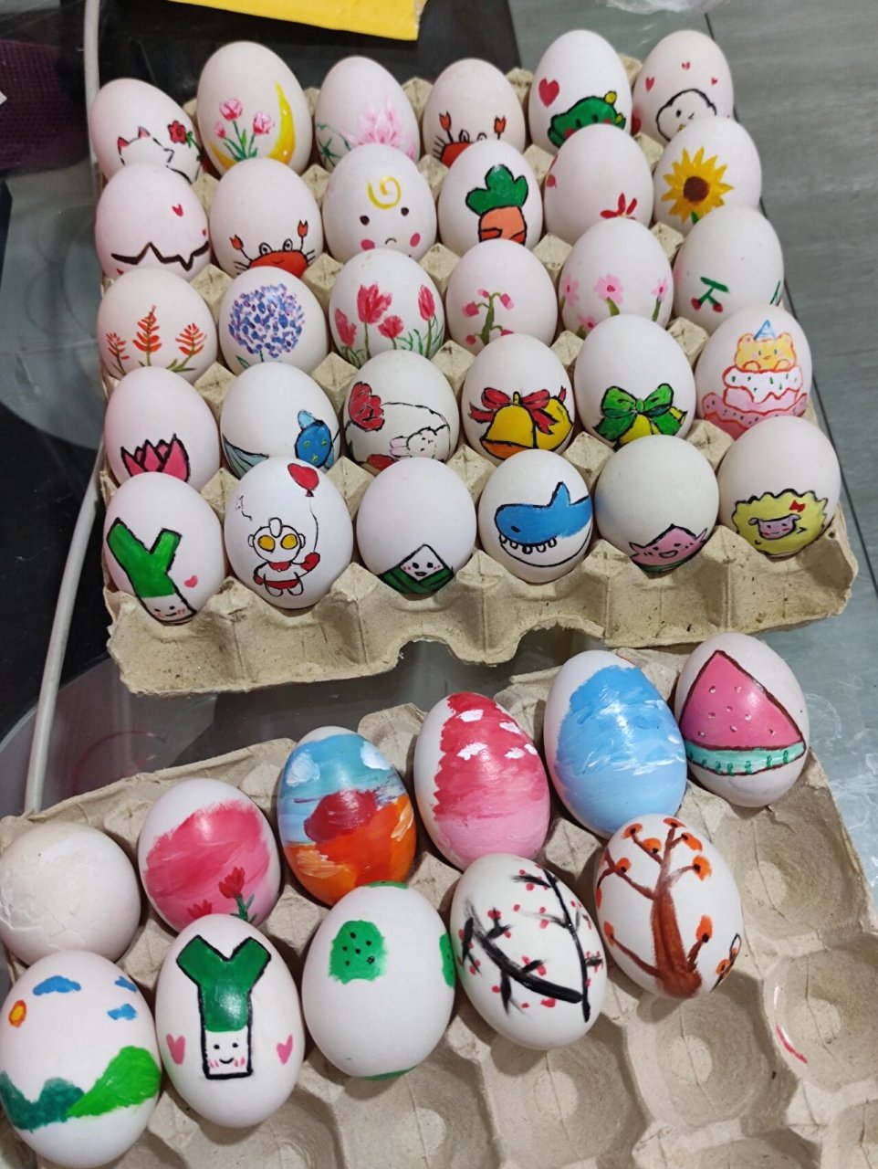 台州习俗 —— 订婚画花鸭蛋 农历二月的订婚热潮已经过去了,开始记录