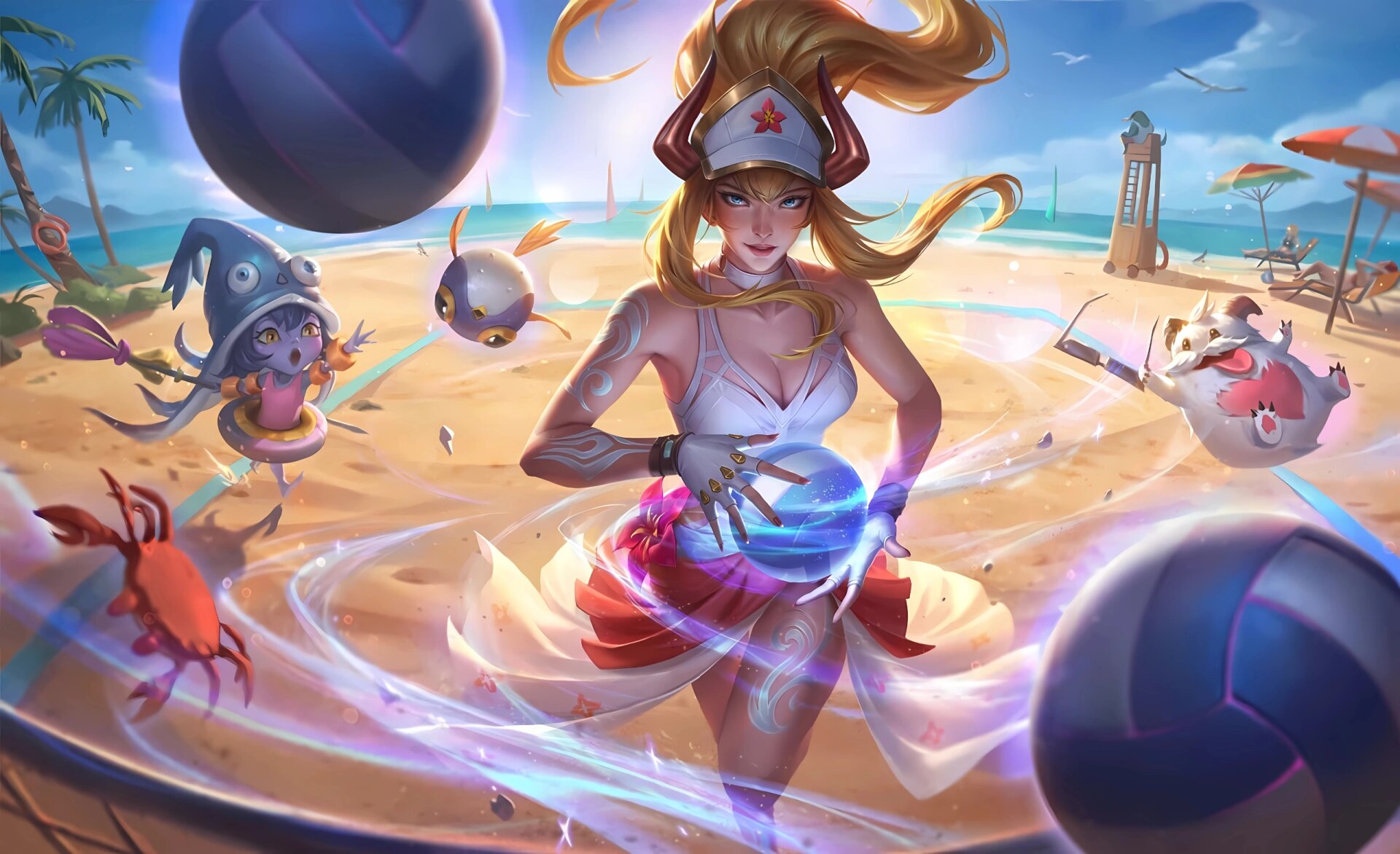 lol泳池派对臻彩原画