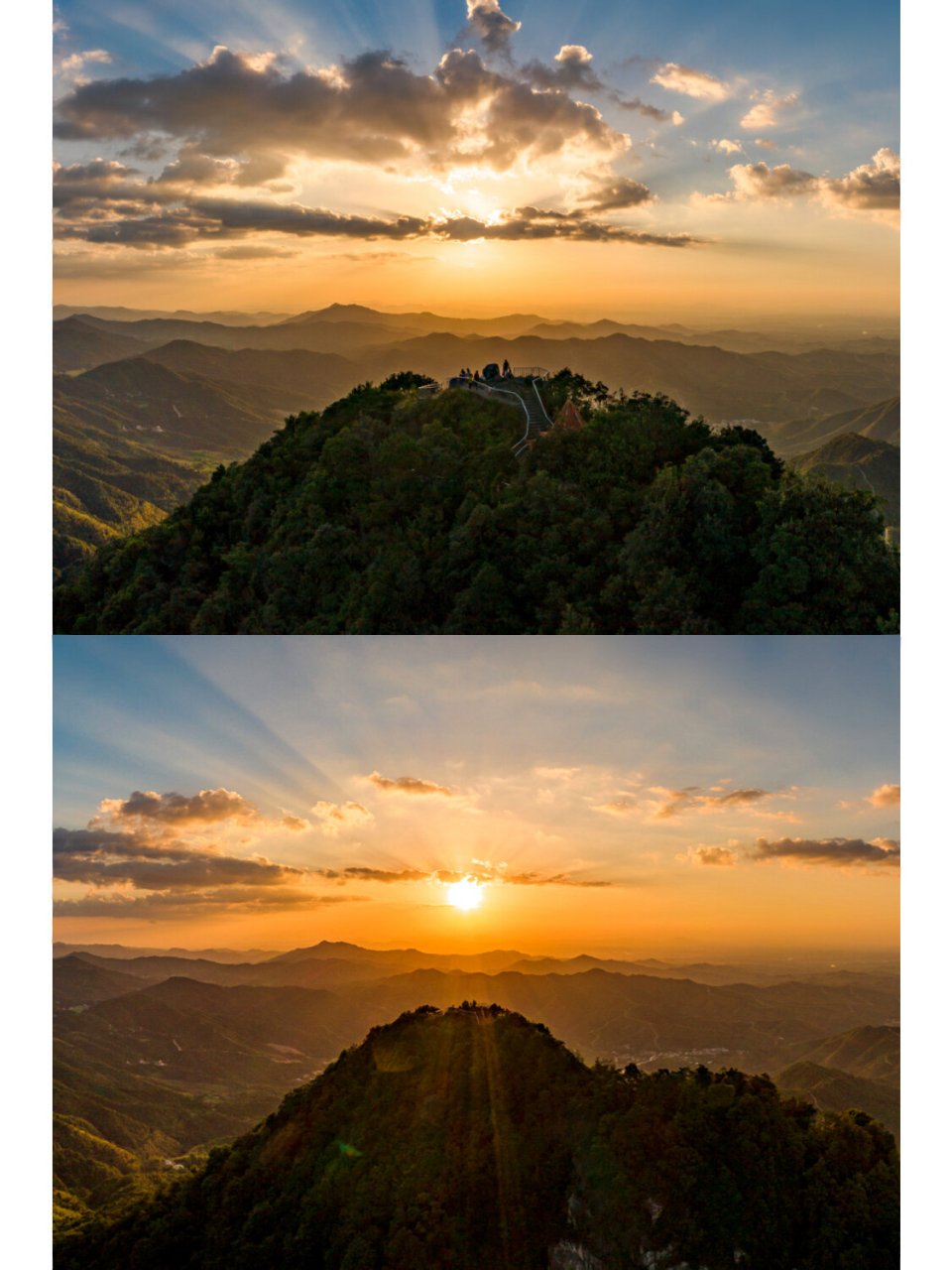 看日出日落好去处|徒步兴宁狮子岩 72狮子岩也叫狮子牙山,看日出和