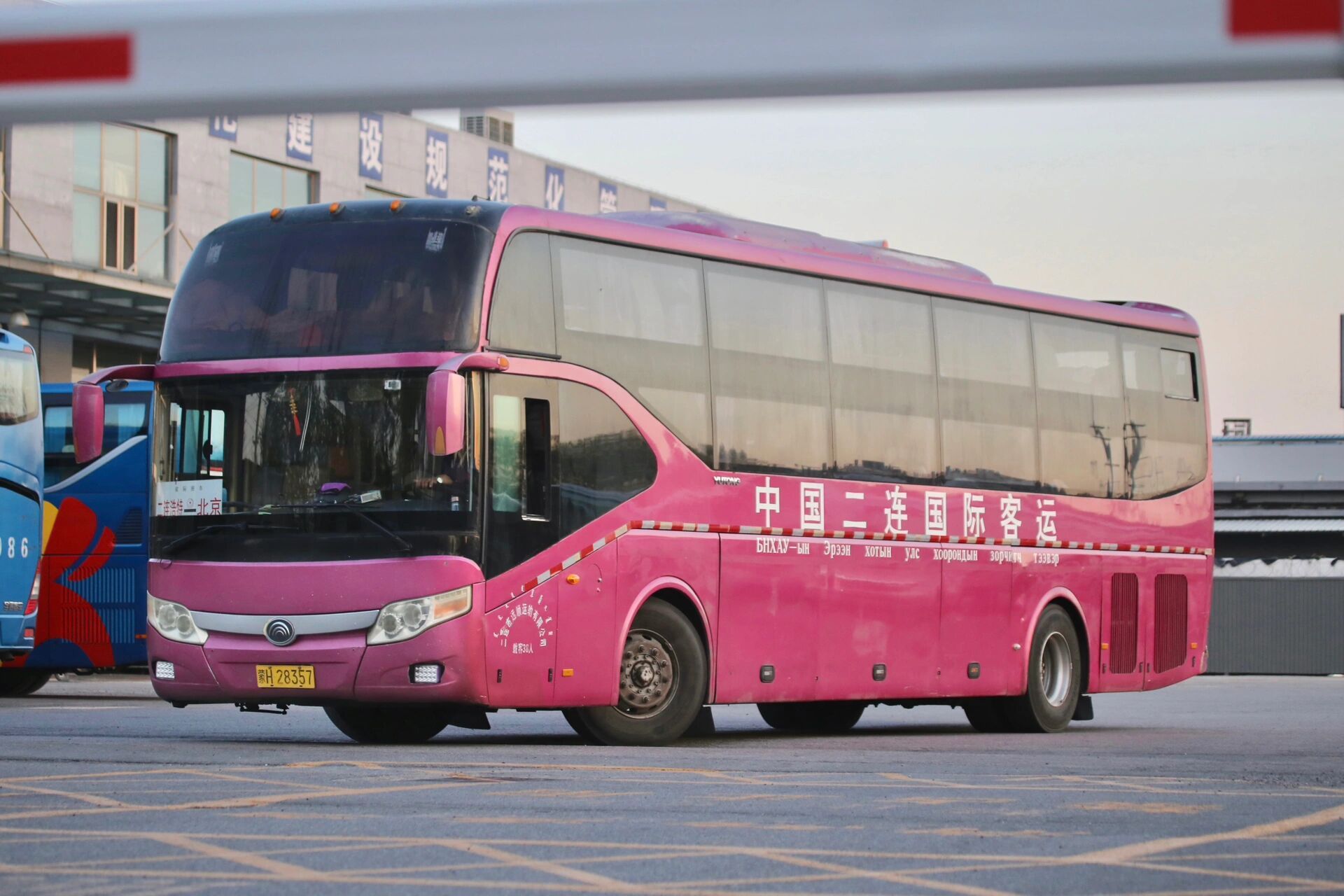 国际客运卧铺大巴 二连浩特到北京的跨境卧铺大巴 车辆为锡林郭勒盟远