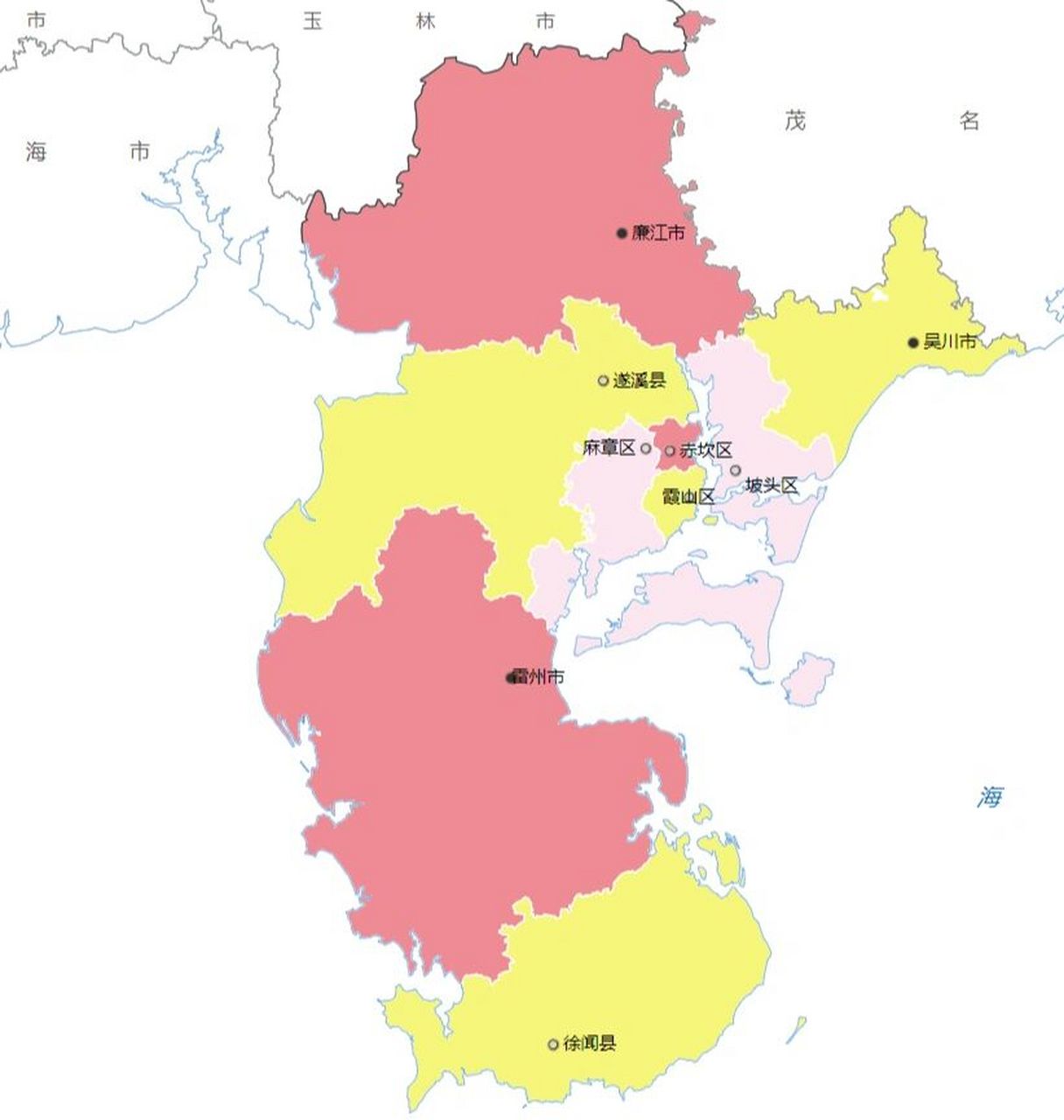 湛江 湛江,旧称"广州湾",别称"港城",广东省辖地级市,省域副中心城市