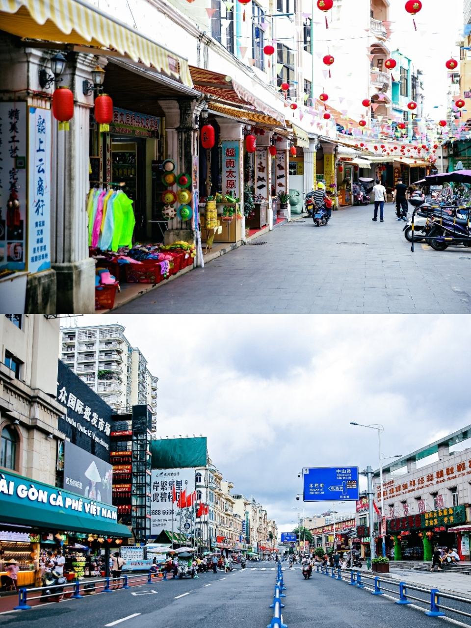 东兴口岸, 位于广西防城港市东兴市区,在这里不用走出国门就能感受到