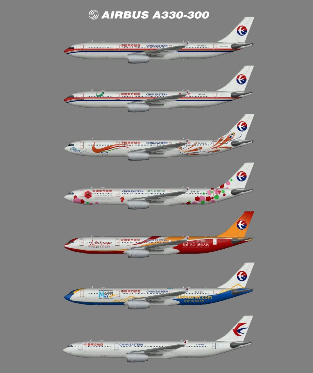 中国东方航空机身涂装