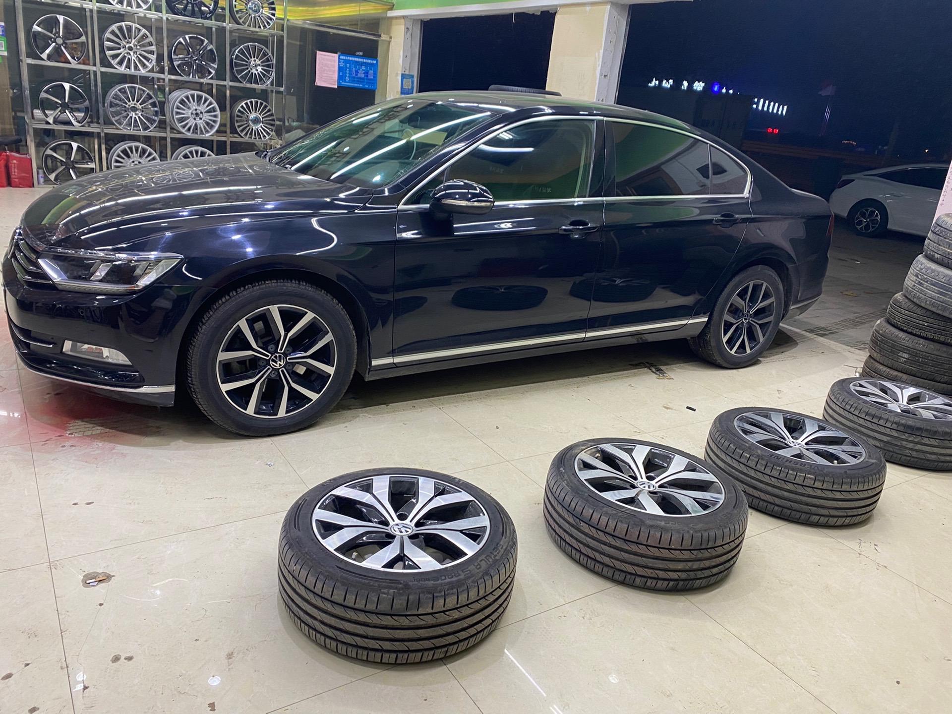 迈腾17寸小花瓣置换18寸大花瓣