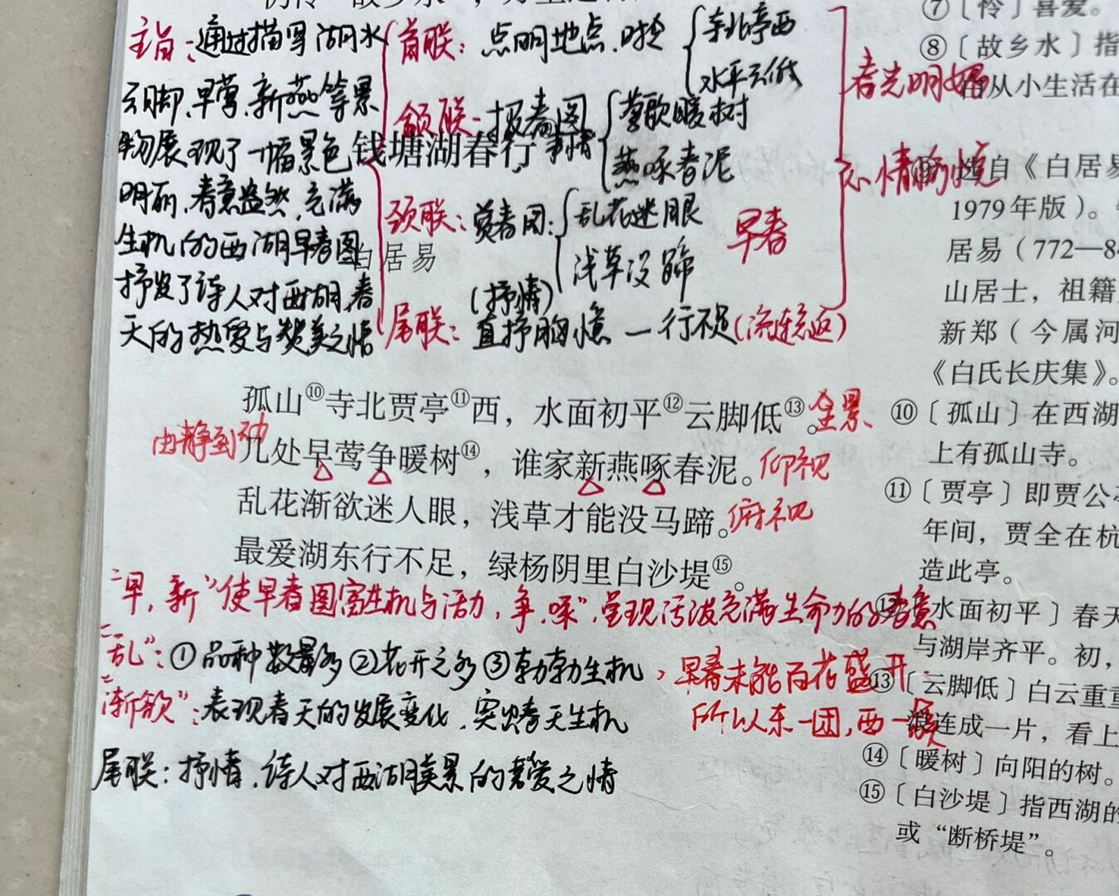 《钱塘湖春行》 #初中语文# #教师备课# #备课# #语文# #语文笔记