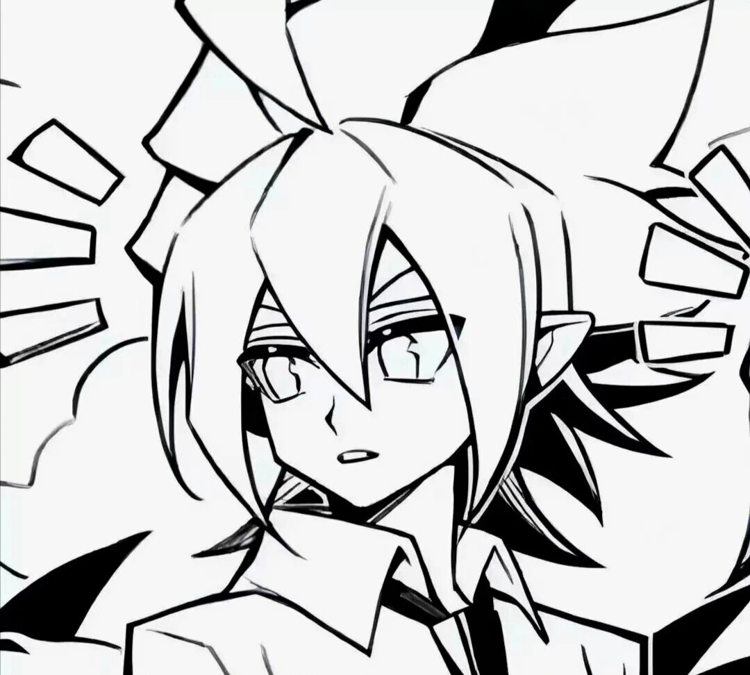 凹凸世界黑白头像