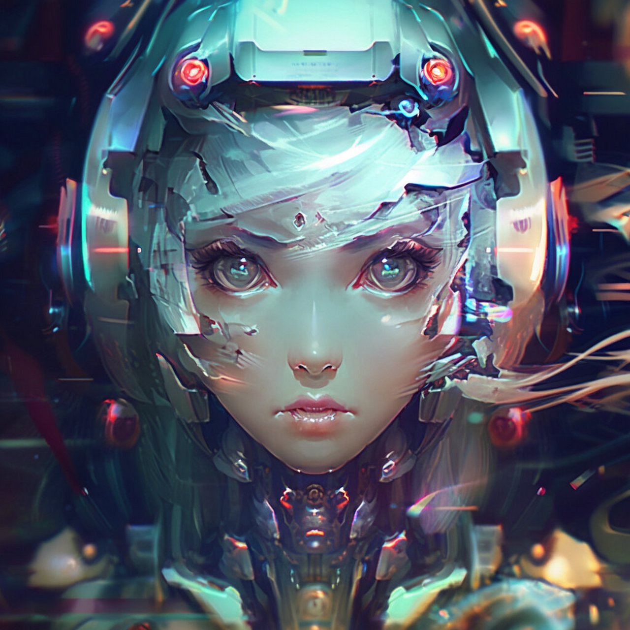 机械 科幻风格的头像来一波~尝试了若干组风格,最后还是觉得这套【多