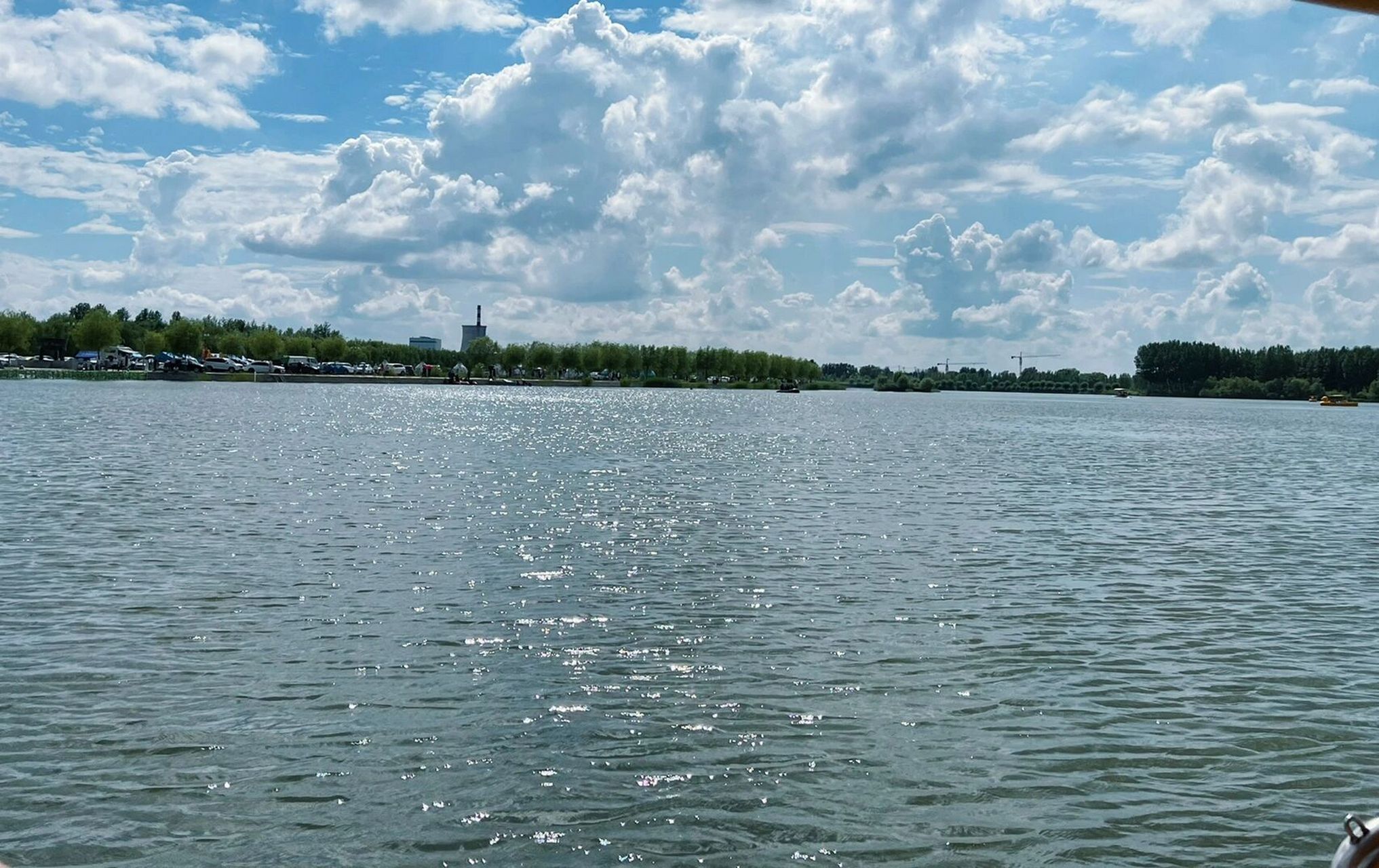 打卡齐齐哈尔梅里斯湖风景区 从市里开车到梅里斯湖大概半个小时