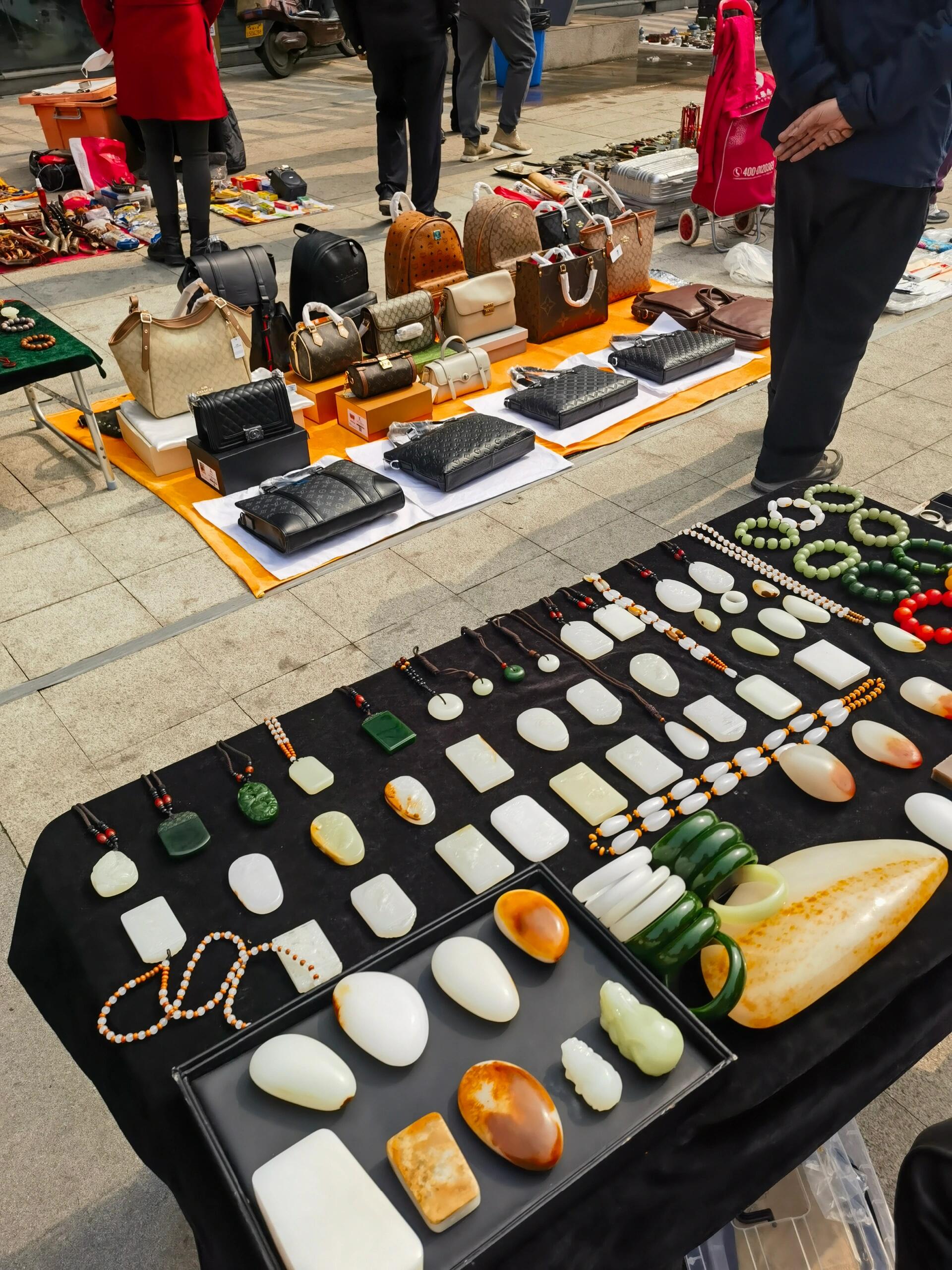 赶集系列~大唐西市古玩城地摊集市