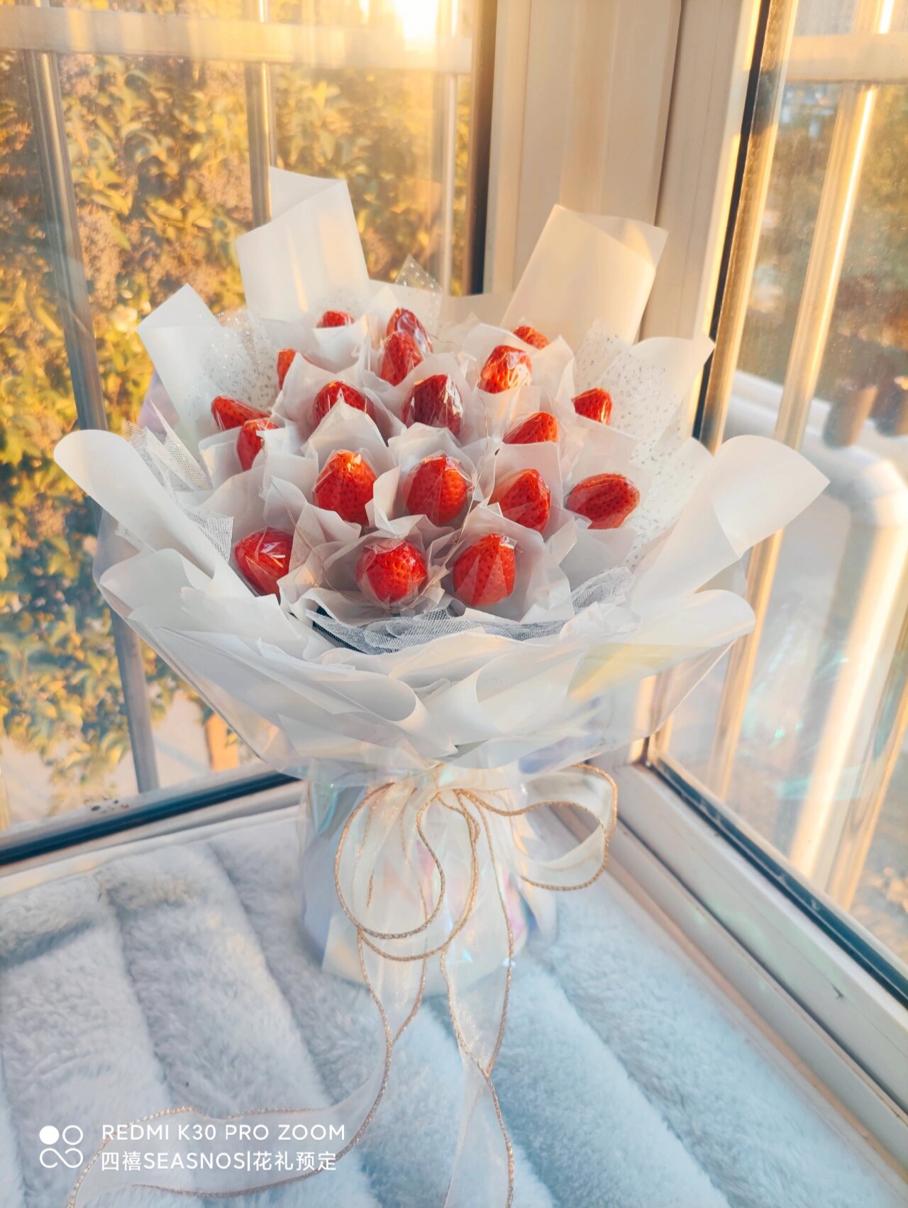 草莓花束99一束(含19颗草莓