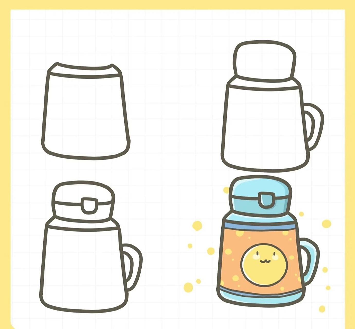 简笔画大全 生活中小物件生活用品,用美术的角度去观察它