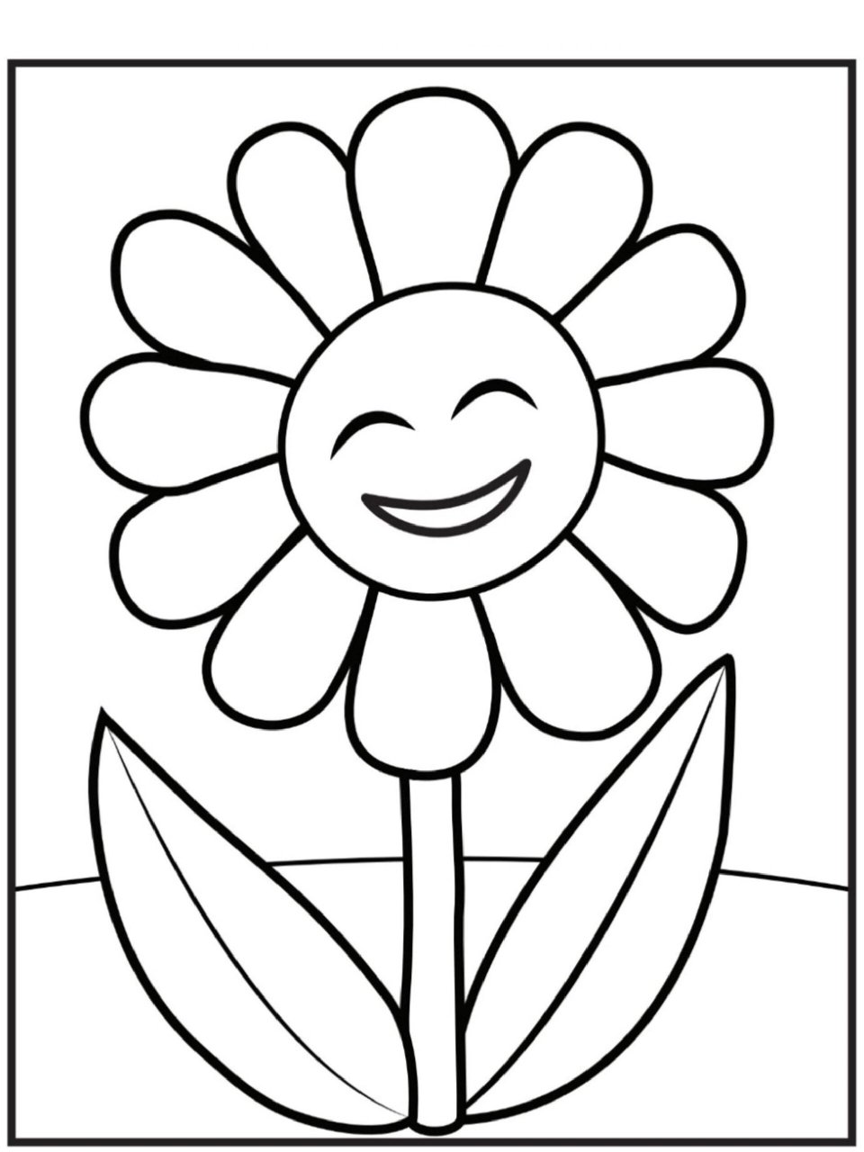 关于春天的涂色～春天花会开 春天到了,小朋友们看到了五颜六色花都开