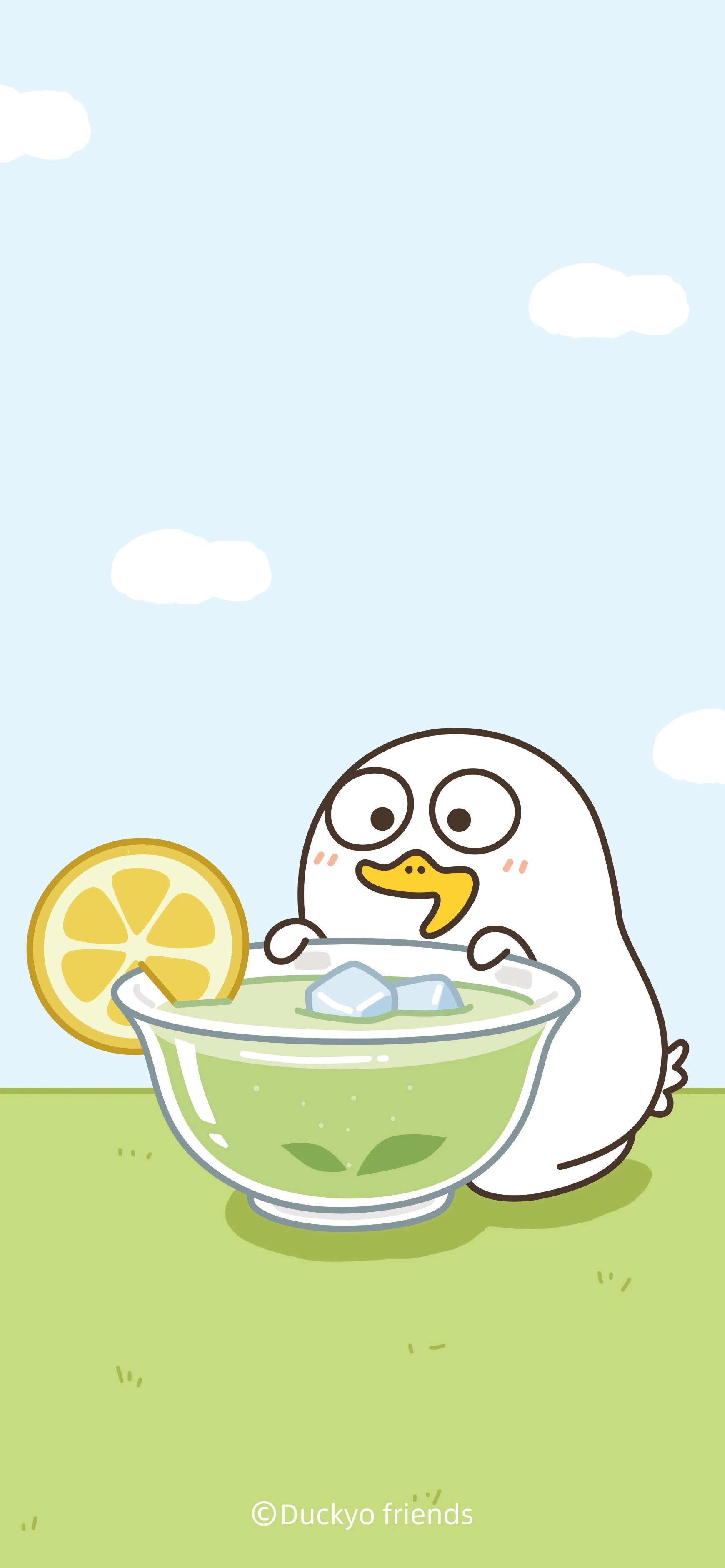 小刘鸭壁纸 好清新鸭