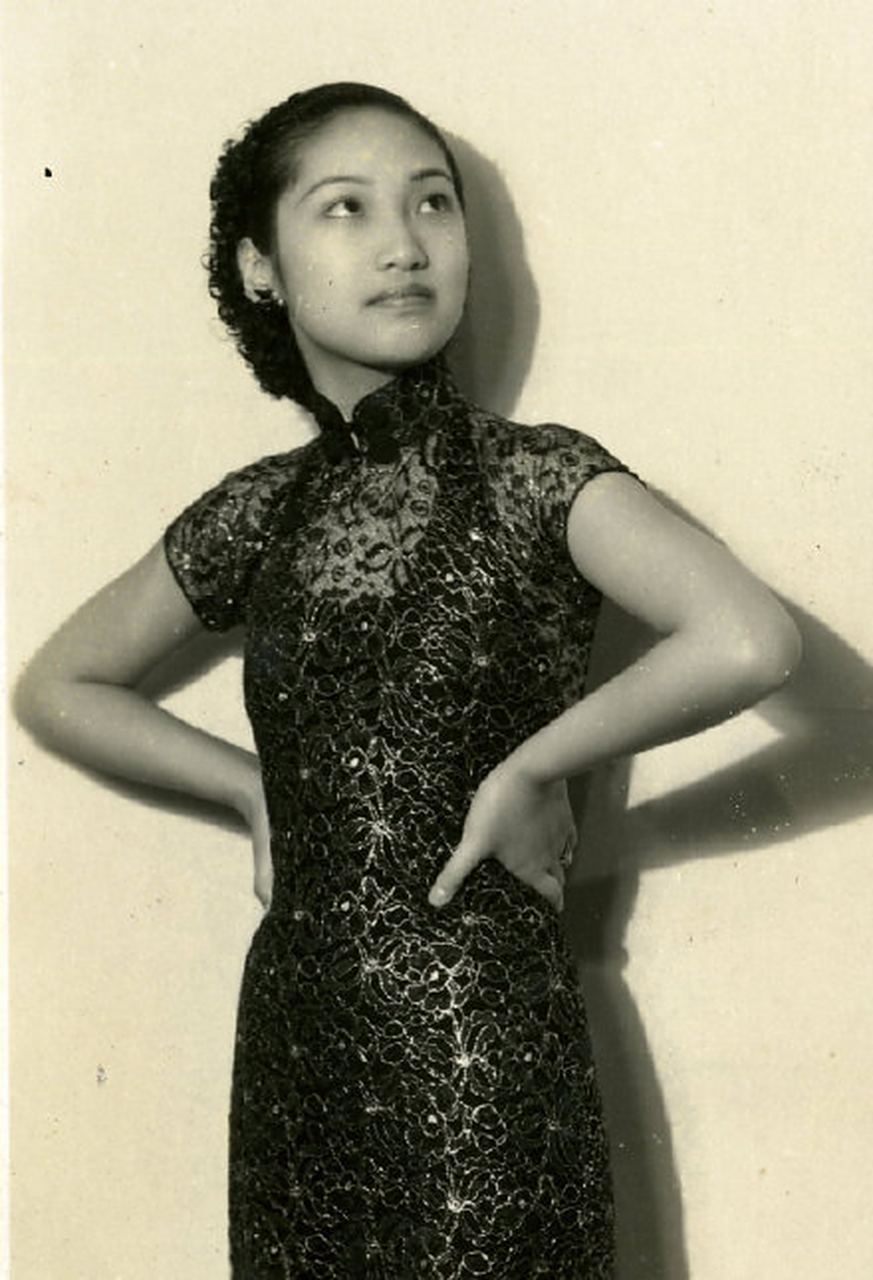 1930年代,旗袍女子.