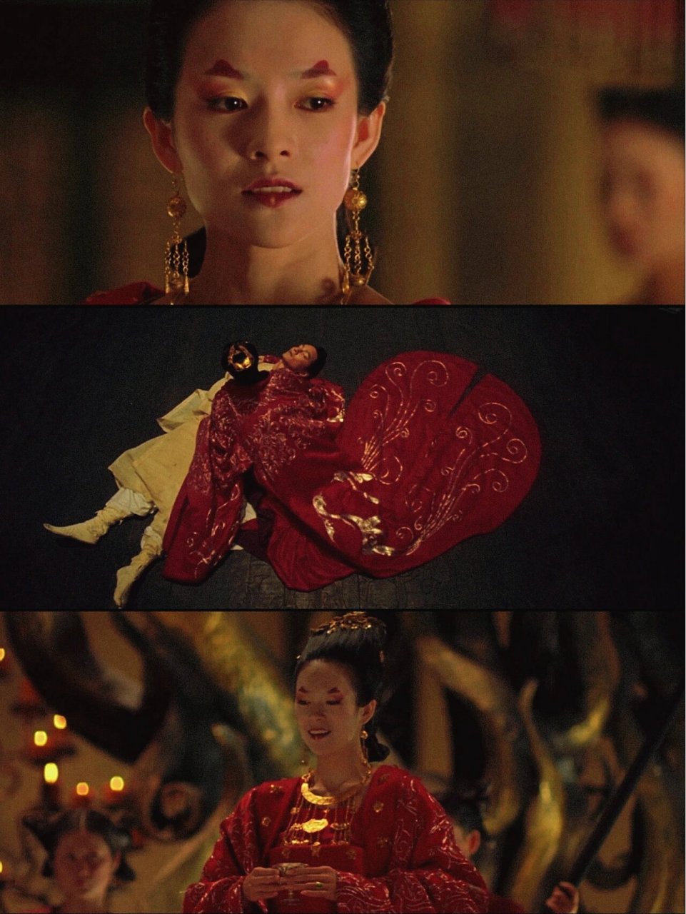 夜宴(2006) 导演 冯小刚 演员 章子怡 周迅 吴彦祖 葛优 	 看点 美工