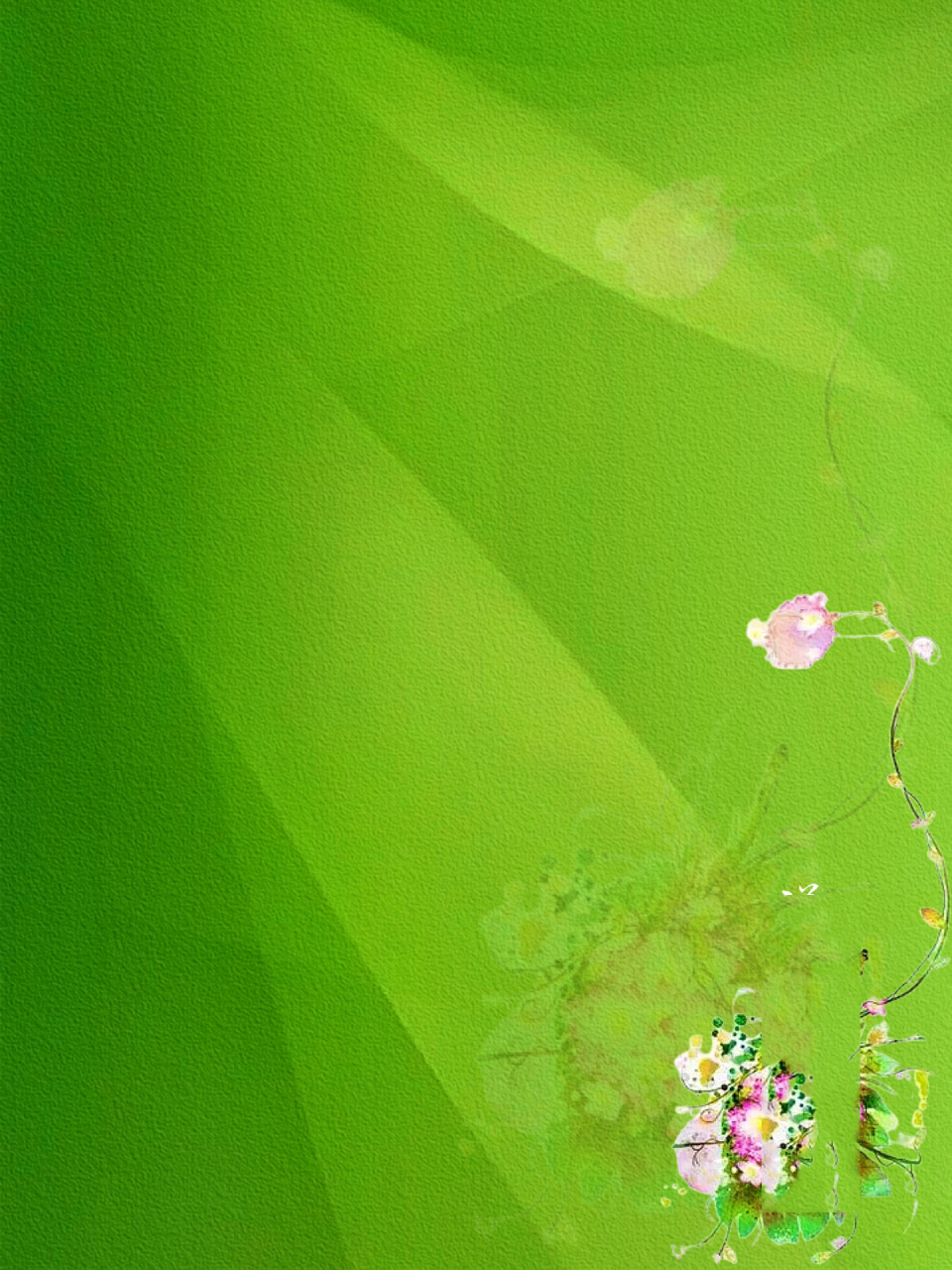 护眼绿色系列 手机壁纸背景图 书单底图