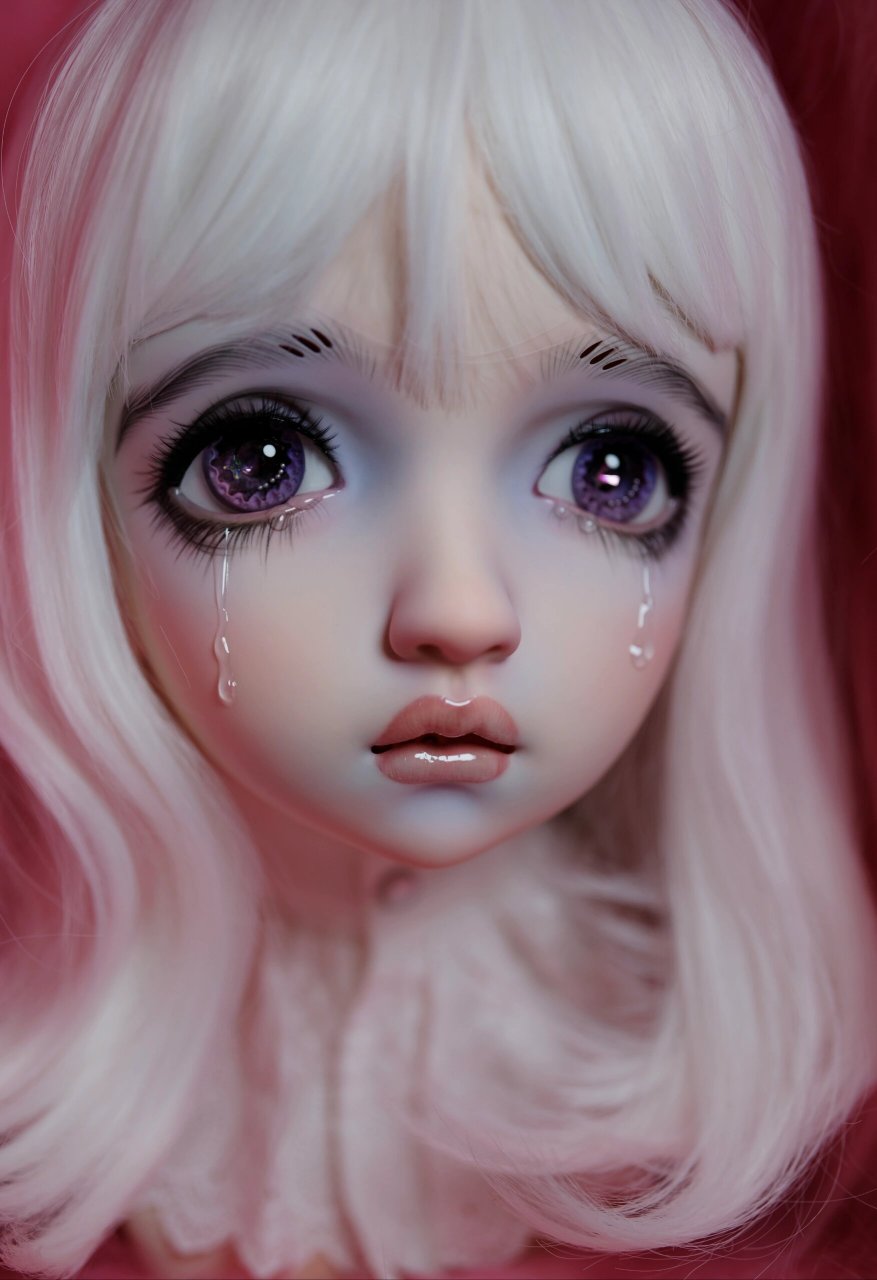 了解到kigurumi头壳,那时候我就有一个想法就是把自己变成一个洋娃娃