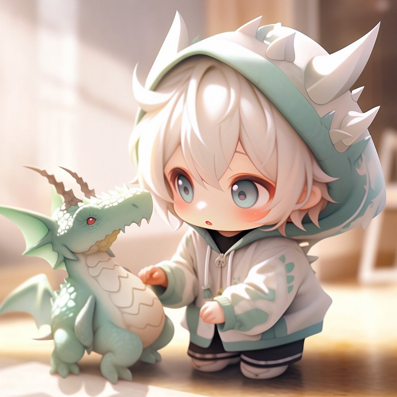 可爱男孩| 生肖龙| q版