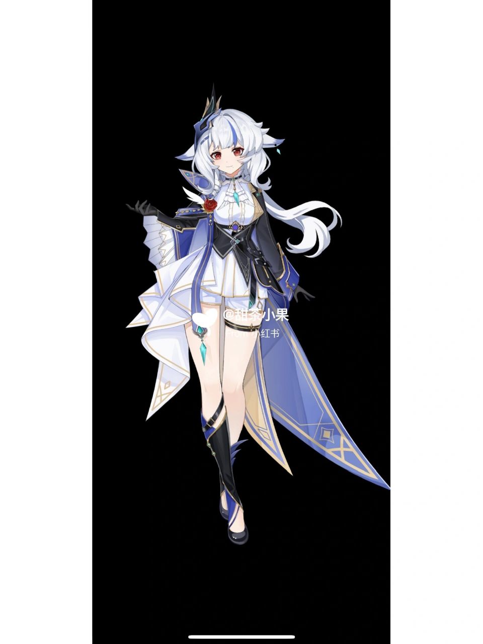 发一张半成品废稿 这张单主不是很满意 原神oc