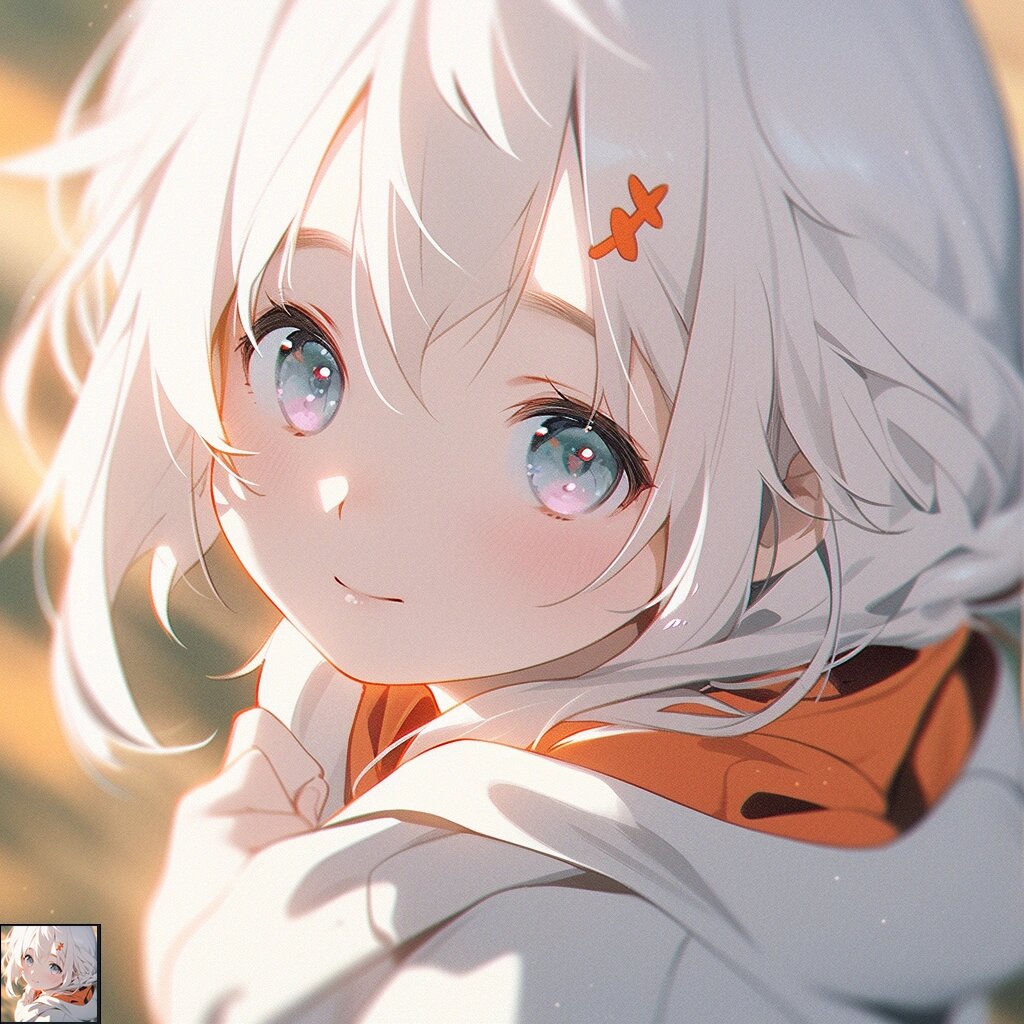 可爱加倍|乖巧小女生动漫头像