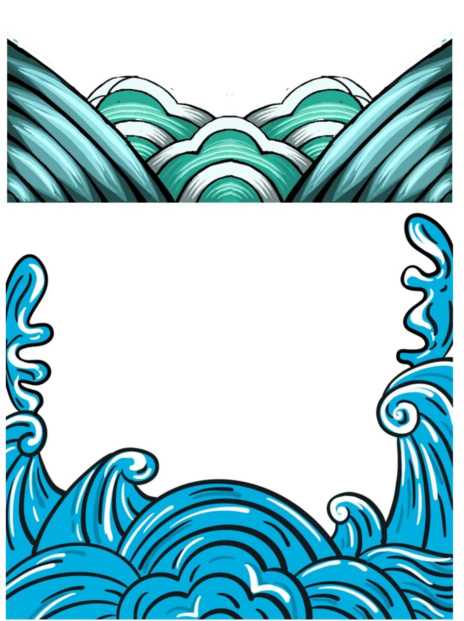 69036903看过来 几组国潮海浪98浪花png相关免扣素材来咯